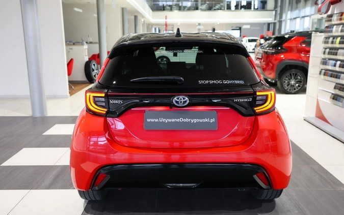 Toyota Yaris cena 96850 przebieg: 57087, rok produkcji 2021 z Świdwin małe 596